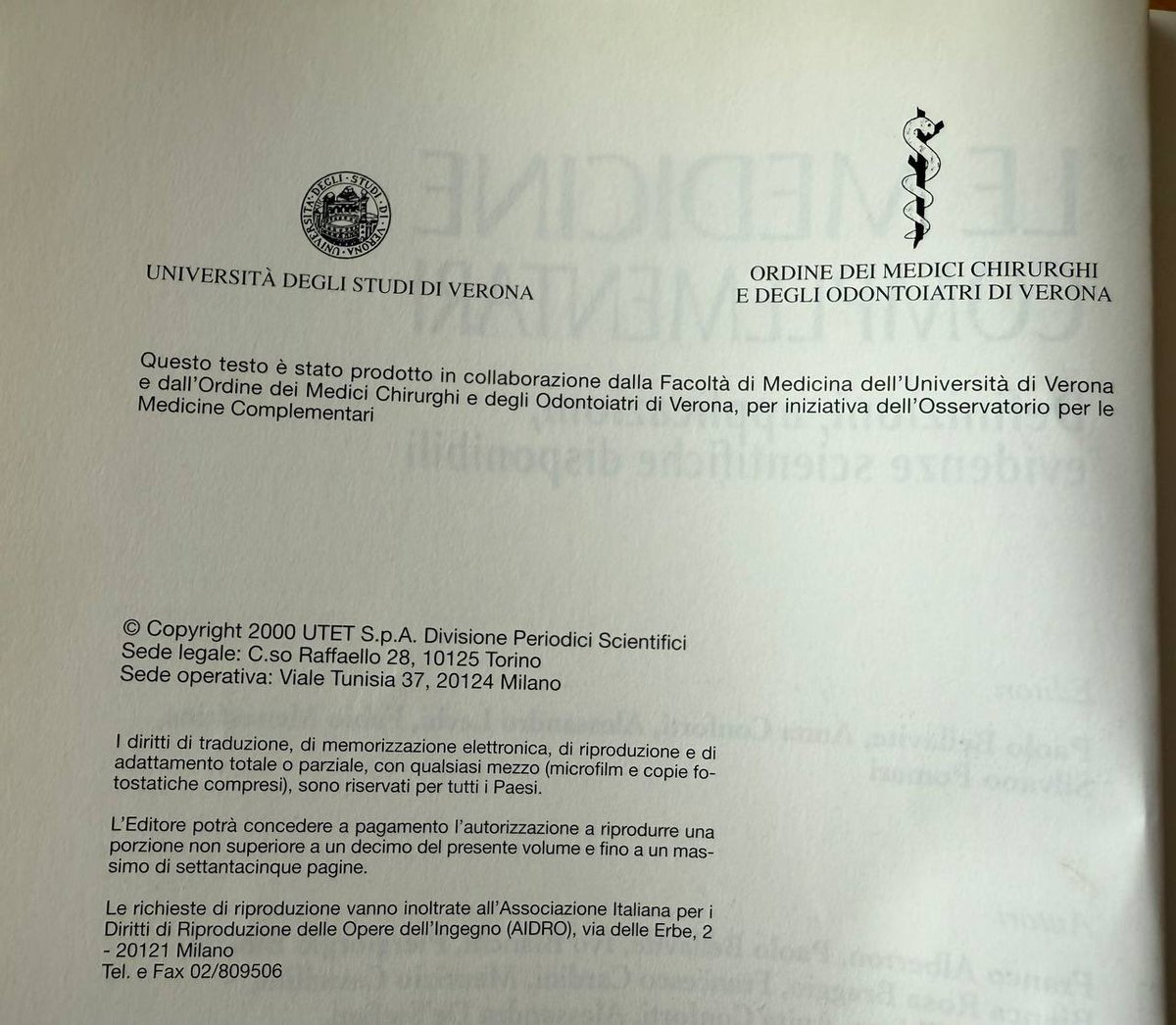 Prof. Avv. Gianfrancesco Vecchio (@gfvegianfra) on Twitter photo L’assalto continua su nota carta da pacchi!
A cuccia pennivendoli!
Forza Prof. <a href="/BellavitePaolo/">Paolo Bellavite</a>
“Questa proprio mi fa arrabbiare
Roberta Villa si scaglia contro il Ministro, me e Serravalle.
Prima di attaccarmi la collega dovrebbe controllare il mio curriculum e le mie L’assalto continua su nota carta da pacchi!
A cuccia pennivendoli!
Forza Prof. <a href="/BellavitePaolo/">Paolo Bellavite</a>
“Questa proprio mi fa arrabbiare
Roberta Villa si scaglia contro il Ministro, me e Serravalle.
Prima di attaccarmi la collega dovrebbe controllare il mio curriculum e le mie