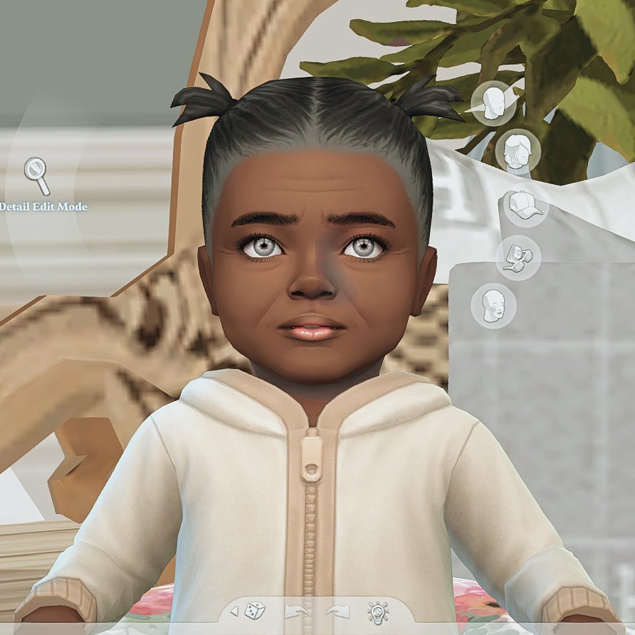 cafetaysims's tweet image. CAS after age up is really crazy bc why did my infant age up looking like she’s already ready for retirement ????😭😭 

#TheSims #ShowUsYourSims