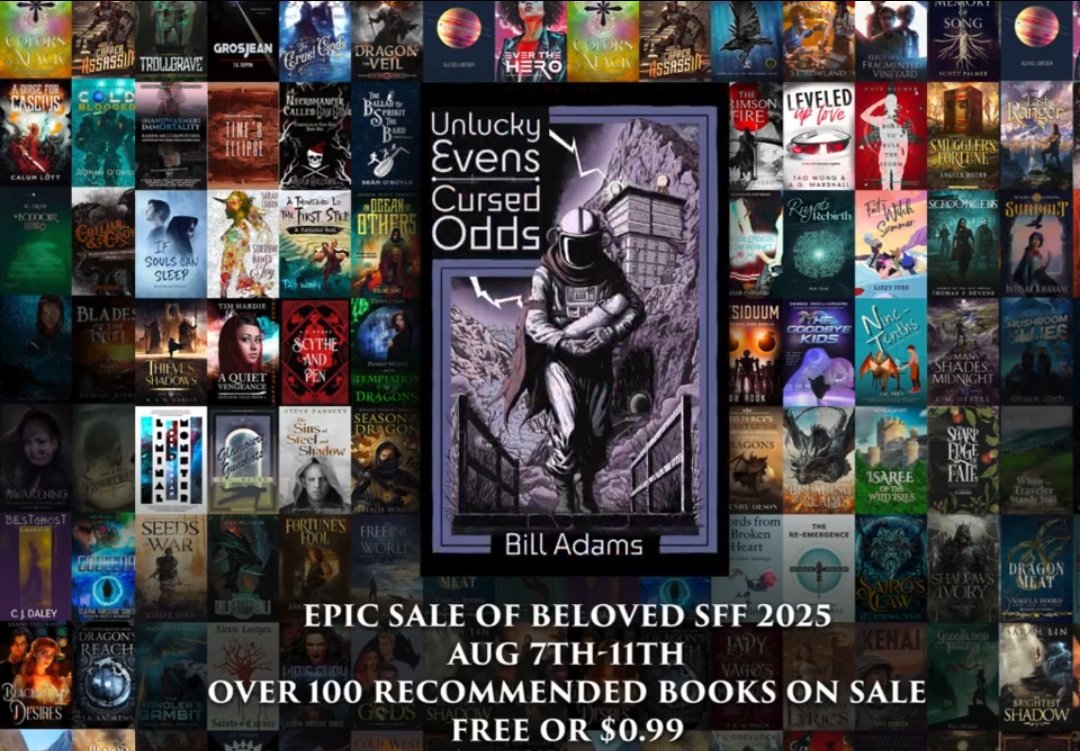 Seán O'Boyle (@oboylewrites) on Twitter photo THE EPIC SALE OF BELOVED SFF IS LIVE!
Not only can you grab Sprikit for 99c, you'll also find great deals on the following incredible books by <a href="/Stat_Mo1/">G.J. Terral: Bloodless out now!</a> and <a href="/williamjadams3/">Bill Adams - Willow Wraith Press</a> , among over 100 others!
#BelovedSFFBooks
Link below👇🔗 THE EPIC SALE OF BELOVED SFF IS LIVE!
Not only can you grab Sprikit for 99c, you'll also find great deals on the following incredible books by <a href="/Stat_Mo1/">G.J. Terral: Bloodless out now!</a> and <a href="/williamjadams3/">Bill Adams - Willow Wraith Press</a> , among over 100 others!
#BelovedSFFBooks
Link below👇🔗