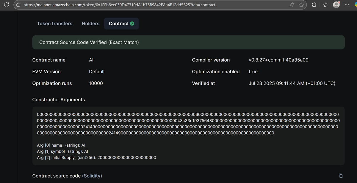 In a world reliant on user data, verifying real users is key. Trust actions, not claims. 
Our solution: device-bound key validation. 
Check out the smart contract rewarding genuine AI engagement in AIMine8. #Blockchain #SmartContract #AI #AIMine8 #Crypto