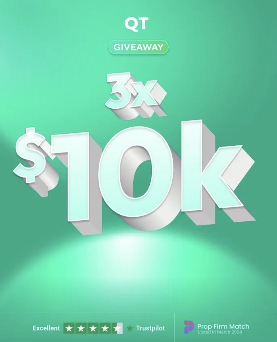 RahulFX (@_itz_black__) on Twitter photo ๐ฉ. QT GIVEAWAY
3 x 10k giveaway
TASK -
Like, Repost, Tag 3 Friends
Follow- <a href="/FundedAllianceG/">FundedAlliance Group</a> , <a href="/_itz_black__/">RahulFX</a> , <a href="/QtFunded/">QT | FUNDED</a>
Join discord- discord.gg/yPeJVfXASB
Winner in 5 days
Qt my fav firm ๐ฅน๐ฉ ๐ฉ. QT GIVEAWAY
3 x 10k giveaway
TASK -
Like, Repost, Tag 3 Friends
Follow- <a href="/FundedAllianceG/">FundedAlliance Group</a> , <a href="/_itz_black__/">RahulFX</a> , <a href="/QtFunded/">QT | FUNDED</a>
Join discord- discord.gg/yPeJVfXASB
Winner in 5 days
Qt my fav firm ๐ฅน๐ฉ