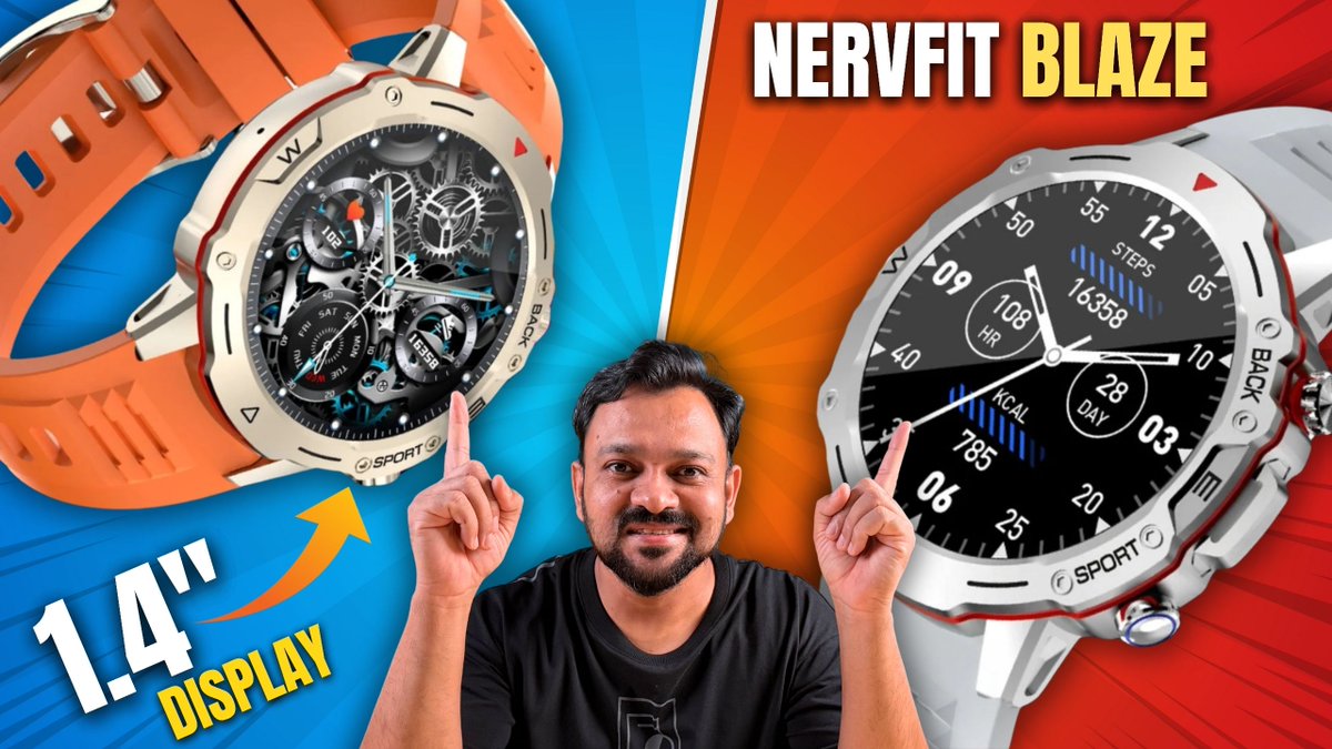 shail01khare's tweet image. YT Video: youtu.be/bUajM4msazk
Best Smartwatch Under 2500 ? Nervfit Blaze Smartwatch with LED Display, Calling &amp;amp; Fitness Tracking

#Smartwatch #nervfit #callingwatch