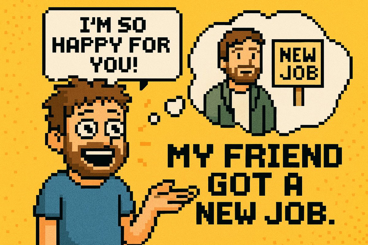 AugustFlop100x's tweet photo. Yesterday we didn’t tweet.
Not because we were working hard.
But because our friend got a new job… and we had to pretend we were happy for him.
We call this: emotional flop.
Have you ever found yourself in such a situation?
#AugustFlop #FlopFam #relatable https://t.co/YmbrPBZ0CV