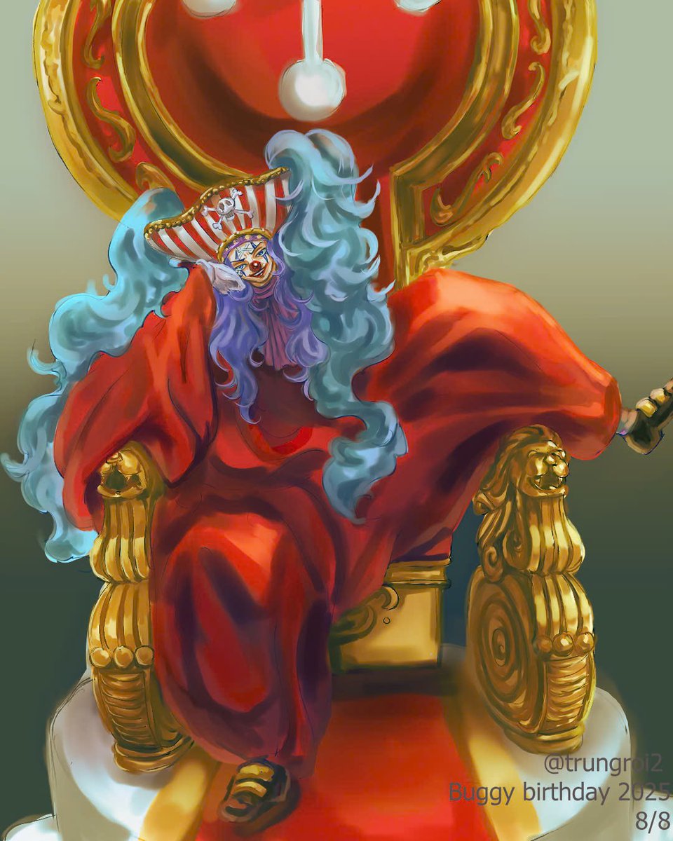 HAPPY BIRTHDAY TO BUGGY, THE FUTURE KING OF THE WORLD!!!!🎉🎉🎉
#バギー誕生祭2025 #バギー #ONEPIECE #ワンピース
From the empty throne of Mary Geoise with love ❤️