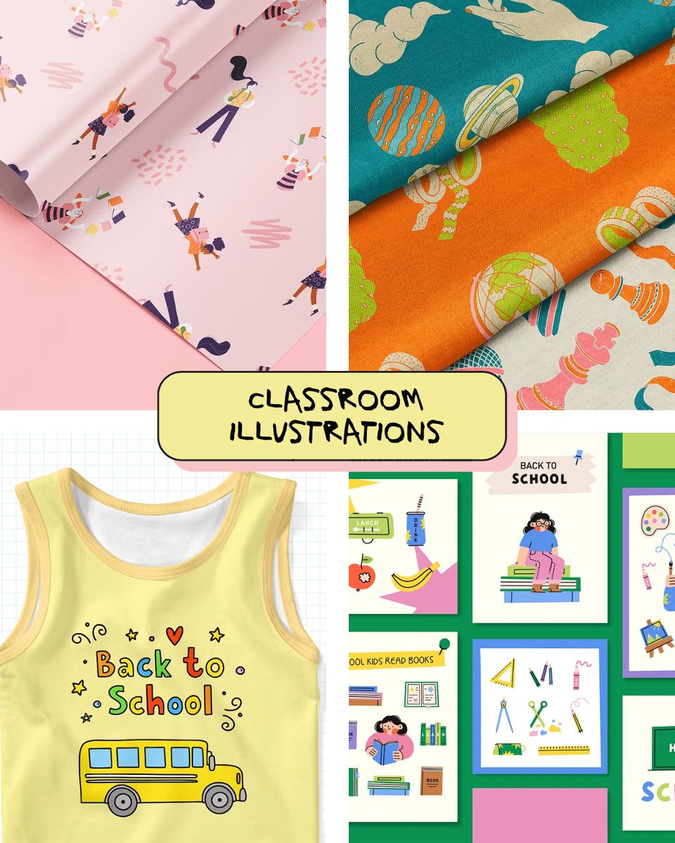 CreativeMarket's tweet image. Posters? Check. Lesson plans? Styled.
Get your hands on fonts, graphics, and templates that bring fresh energy to every school-year project 🍎📐 #BackToSchoolFinds #DesignResources

Shop #BackToSchool 🏫 crt.mk/3J7nuT0