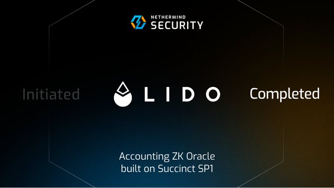 Nethermind Security completes Lido audit with Accounting ZK Oracle built on Succinct SP1