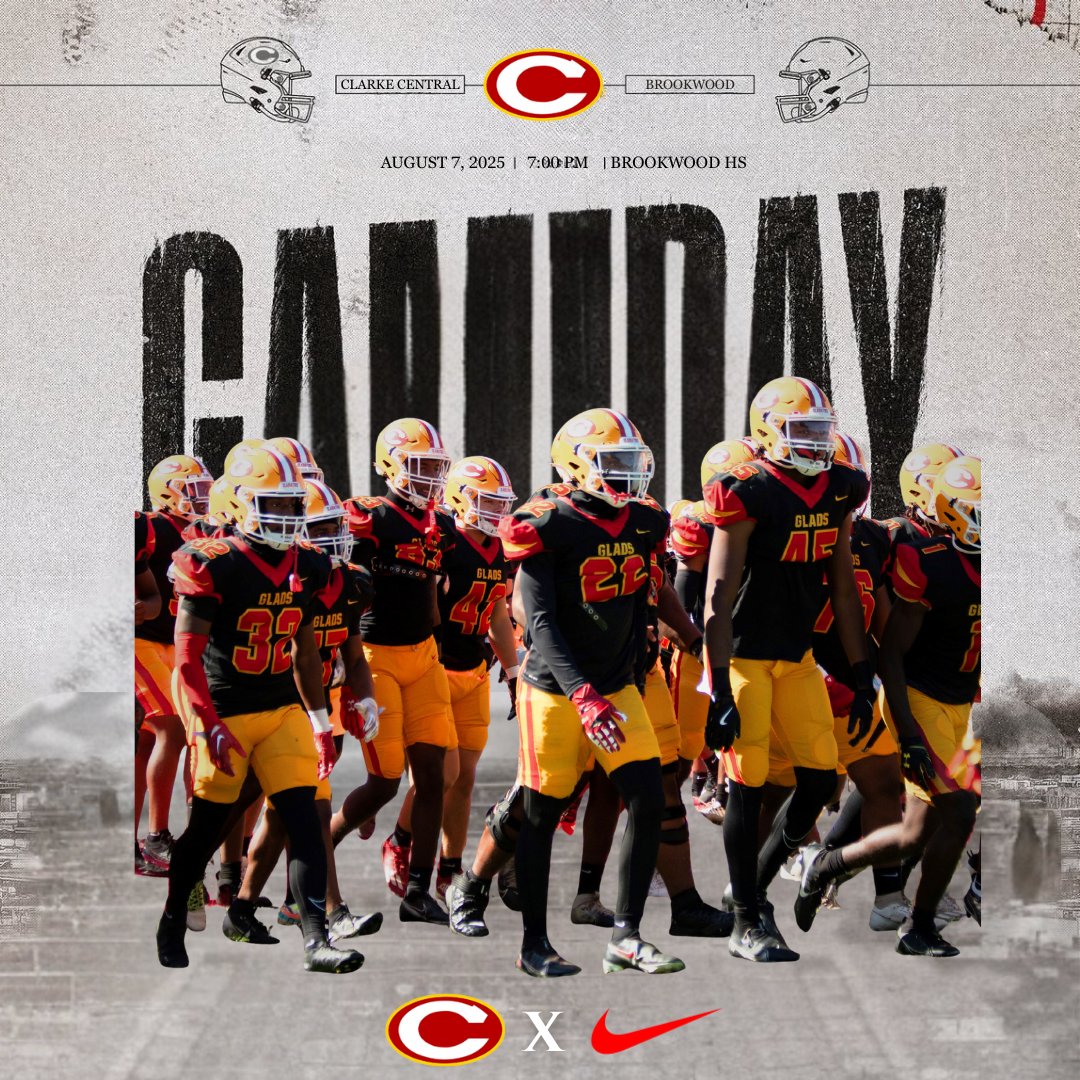 🚨 The wait is OVER. 🚨
Gladiator Football is BACK! 🏈💥
Tonight, the Glads hit the road to face Brookwood in a preseason scrimmage to kick off the season.
📍 Brookwood
🕖 7:00 PM Kickoff

Let’s go, Gladiators! 🔴⚔️