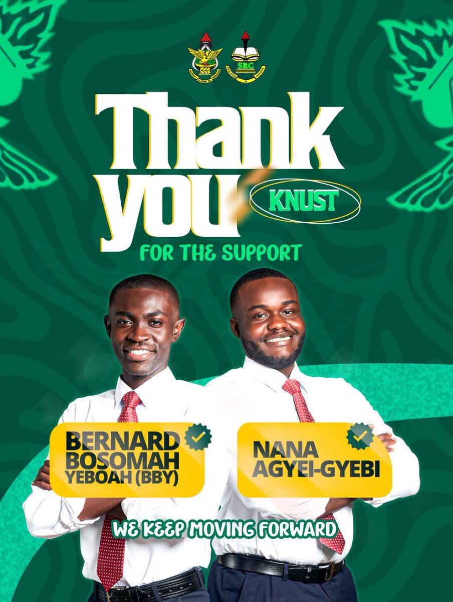 We go again next time

Thank you KNUST👍⭐️