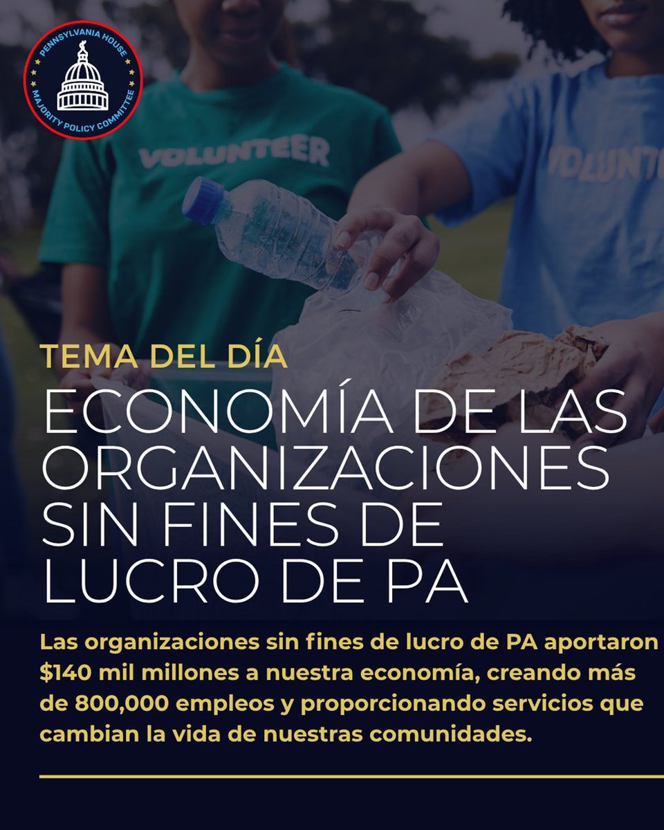Working for you means partnering with the many nonprofits that are a vital part of the Lehigh Valley, creating jobs, providing services, and delivering expertise and collaboration that makes our economy hum. #policypoint