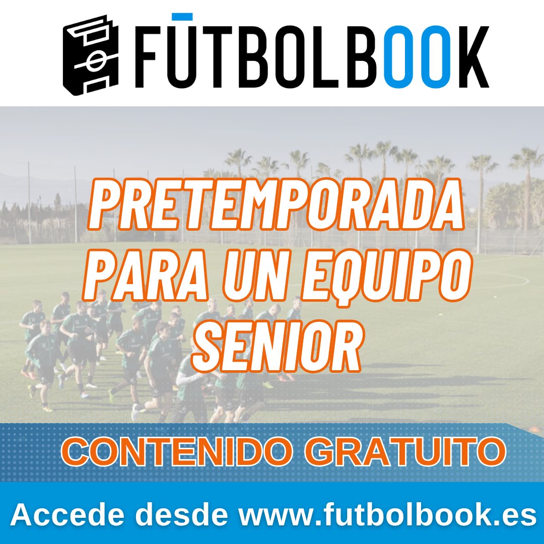 🆓 CONTENIDO GRATUITO
✅ futbolbook.es

👉Aquí tienes una planificación para tu equipo senior en el primer mes de temporada, filosofía, ejercicios, planificación......

.....Puedes acceder gratuitamente desde futbolbook.es👌🔝