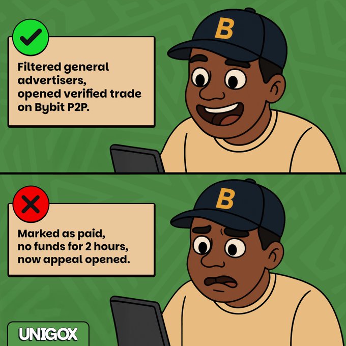 I stopped using P2P. It wasn’t worth the risk anymore.
Scams were too easy. Disputes too common.

Trust? Just a fragile illusion.
Vendors on Socials e.g. WhatsApp/ Telegram, set prices like mini dictators. One mistake and your money is gone.

Then <a href="/Unigox_global/">UNIGOX | Swap Fiat to Crypto</a> showed up and