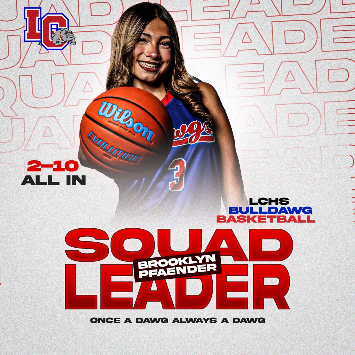 2025-26 Squad Leader
Senior #3 Brooklyn Pfaender

Leadership comes easy for this kid. She's as consistent as the sunrise! You can count on her!

@labsgraphics 
<a href="/mjmfotos/">Michael J Martinez</a>
