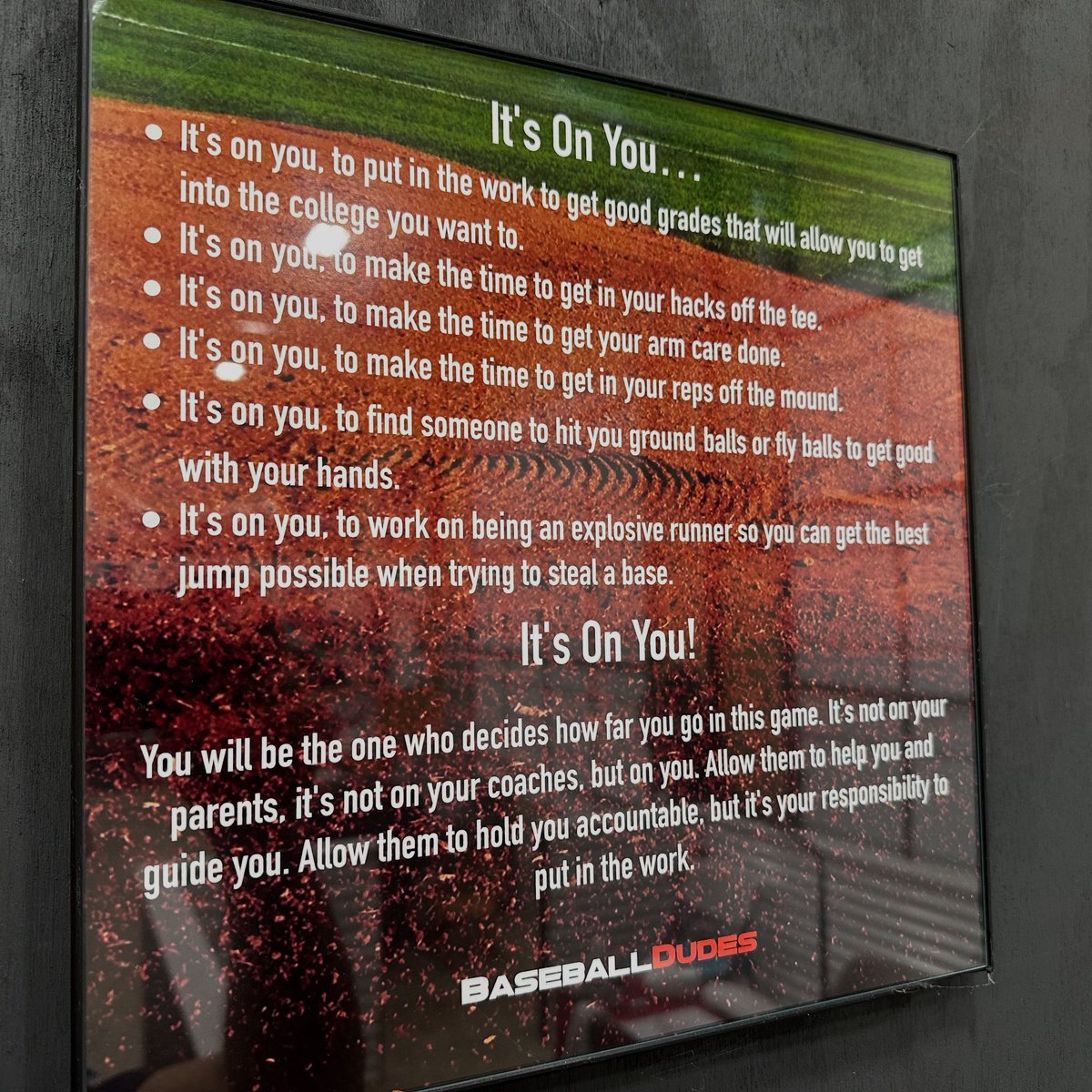 It’s On You!

12” x 12” poster available in our shop. 

shopbaseballdudes.com