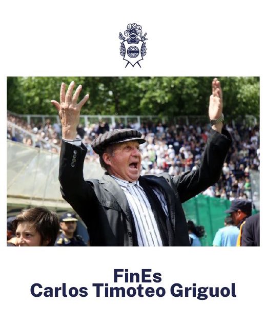 gimnasiaespue's tweet photo. Felices de anunciarles que la sede FinEs del Lobo pasó a llamarse Carlos Timoteo Griguol 🤍
Gracias Timo por enseñarnos tanto dentro y fuera de la cancha. Que tu nombre siga guiando a cada persona que viene a estudiar a Gimnasia 💙
#CGE #GELP #PlanFinEs #Timoteo https://t.co/5bHKGTrw4X