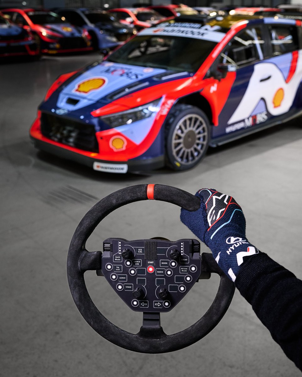 Take the wheel. Literally. 𐃏

#WRC #rally