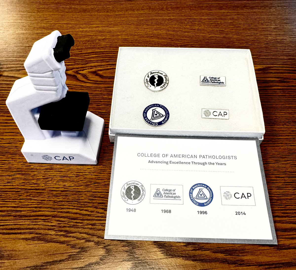 We Pathologists love our desk trinkets. Thank your College of American Pathologists staff for ordering these goodies for our members. Come get yours at CAP’25 in Orlando! 
events.cap.org/event/cap25/ho…