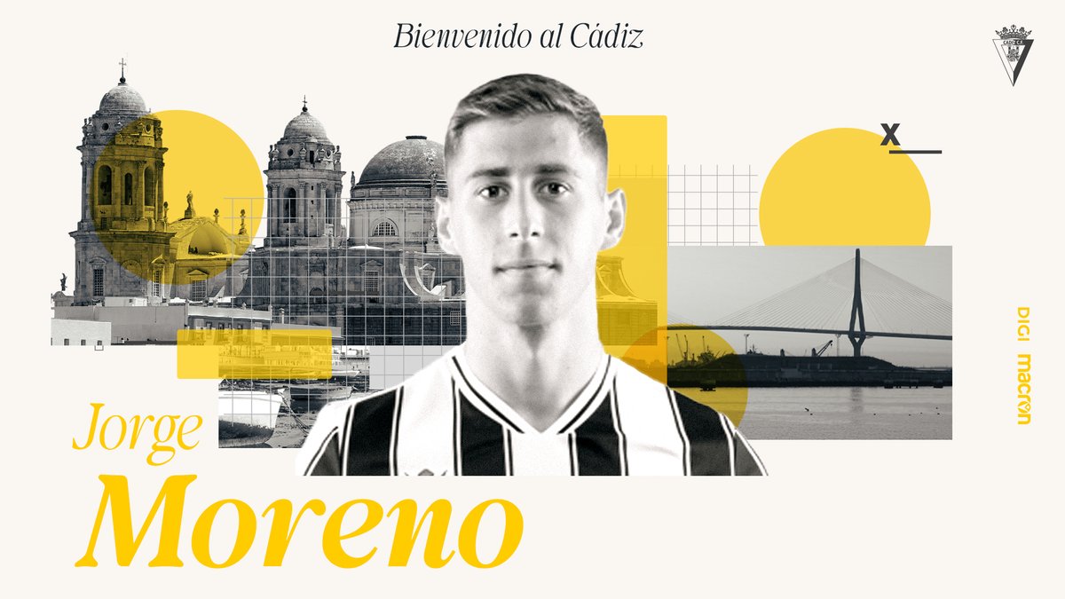 OFICIAL | Jorge Moreno firma tres temporadas

💛 ¡Bienvenido, Jorge! 

🔗 cadizcf.com/noticias/jorge…