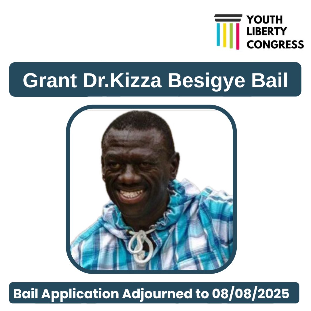 Youth Liberty Congress (@ylcongressorg) on Twitter photo Dr. <a href="/kizzabesigye1/">Kifefe Kizza-Besigye</a> has endured over two decades of state sponsored persecution under the <a href="/KagutaMuseveni/">Yoweri K Museveni</a> regime. Time and again, he has been arrested, tortured, surveilled, detained without trial, and vilified, all for standing up for democracy, constitutionalism, and the rights Dr. <a href="/kizzabesigye1/">Kifefe Kizza-Besigye</a> has endured over two decades of state sponsored persecution under the <a href="/KagutaMuseveni/">Yoweri K Museveni</a> regime. Time and again, he has been arrested, tortured, surveilled, detained without trial, and vilified, all for standing up for democracy, constitutionalism, and the rights