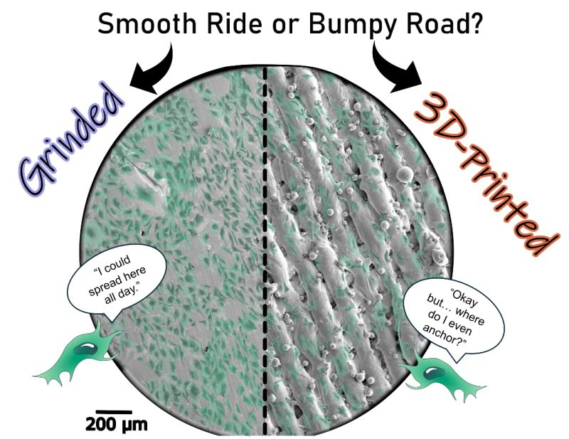 IMDEA Materials (@imdeamaterials) on Twitter photo 🧫 How do cells "feel" the surface beneath them?
Here, we share our <a href="/BCD_IMDEA/">BCD Research Group - IMDEA Materials</a> Research Group's Image of the Month. It offers a closer look at the early interactions between MC3T3 cells and high-entropy alloys with different surface finishes.
+info: materials.imdea.org/groups/bcd/ 🧫 How do cells "feel" the surface beneath them?
Here, we share our <a href="/BCD_IMDEA/">BCD Research Group - IMDEA Materials</a> Research Group's Image of the Month. It offers a closer look at the early interactions between MC3T3 cells and high-entropy alloys with different surface finishes.
+info: materials.imdea.org/groups/bcd/
