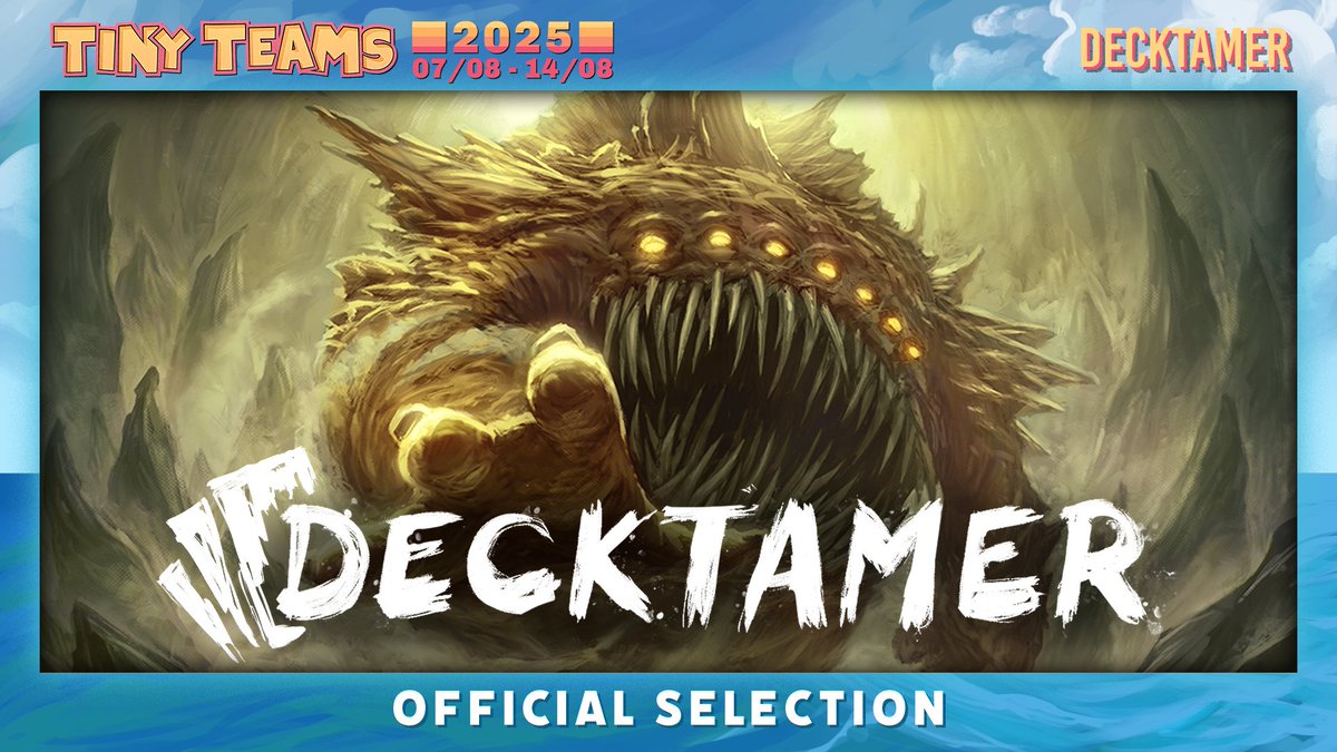 [GAME ANNOUNCEMENT] 🃏 Big news from the deck! 

Decktamer is officially part of <a href="/TinyTeamsFest/">Tiny Teams</a> and <a href="/AssembleTeam/">Assemble Entertainment ☢️ ENDZONE 2 COMING JULY 24</a>!!!

Tame monsters, build your deck, and master the roguelike battlefield. 

📺 Watch the new trailer: ow.ly/xYMb50WBteA
➡️ Wishlist: ow.ly/CWkq50WBteC