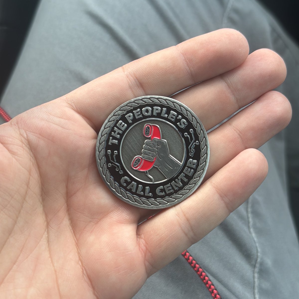 Matthewc300's tweet image. Find me at #defcon33 for a free peoples call center challenge coin.