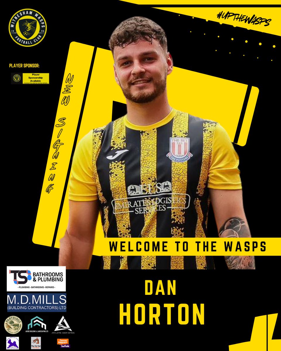 witneshamwasps's tweet image. Welcome to the club Dan Horton 🤝

Joining from Fram, the ex Felixstowe &amp;amp; Walton man has shined in a number of positions for the first team during pre season 🔥

#UpTheWasps🐝