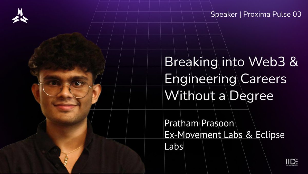 Proxima Mumbai (@proximamumbai) on Twitter photo Proxima recently held a talk with <a href="/PrasoonPratham/">Pratham Prasoon</a>, where we discussed Indian Health-Tech, Hiring advice for new engineers, and his opinions on where Cryptocurrency is headed.
Here's what he discussed: ๐งต1/5 Proxima recently held a talk with <a href="/PrasoonPratham/">Pratham Prasoon</a>, where we discussed Indian Health-Tech, Hiring advice for new engineers, and his opinions on where Cryptocurrency is headed.
Here's what he discussed: ๐งต1/5