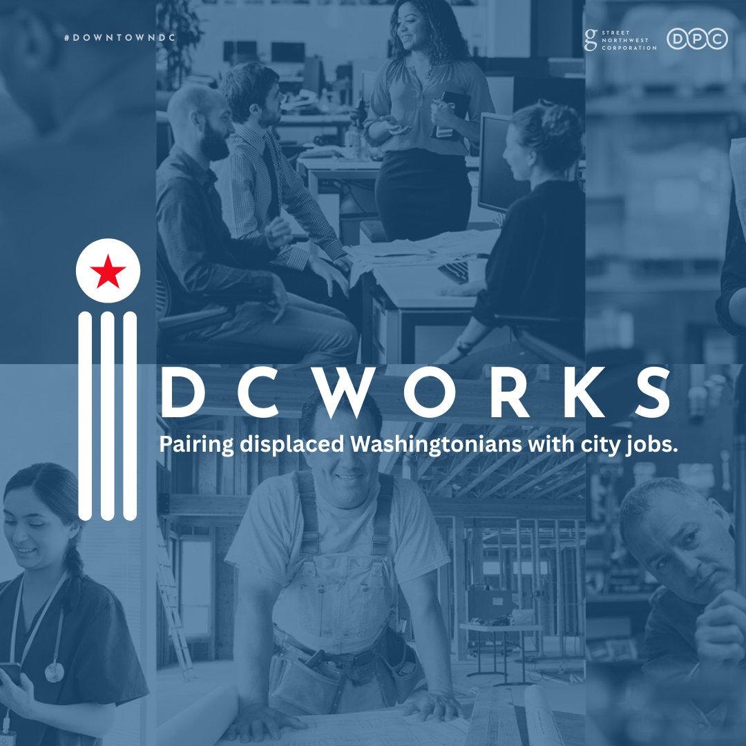 waldenurban's tweet photo. The DPC is announcing its efforts to buildout its initiative proposal; #DCWorks - an effort to pair displaced Washingtonians with vacant city jobs. 

By empowering homeless residents with gainful employment, we can make immense strides in building a better #DowntownDC for all. https://t.co/MwvBpWZiRI