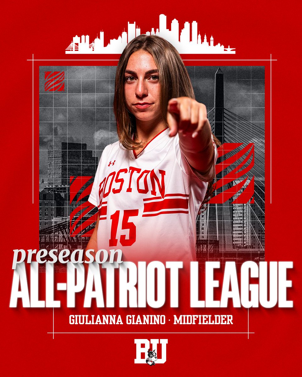 BU Women's Soccer (@terrierwsoc) on Twitter photo Rated G for greatness 🙌 #GoBU
Congratulations to Giulianna Gianino on being named the <a href="/PatriotLeague/">Patriot League</a> Preseason Midfielder of the Year and earning preseason All-PL honors!!! Rated G for greatness 🙌 #GoBU
Congratulations to Giulianna Gianino on being named the <a href="/PatriotLeague/">Patriot League</a> Preseason Midfielder of the Year and earning preseason All-PL honors!!!