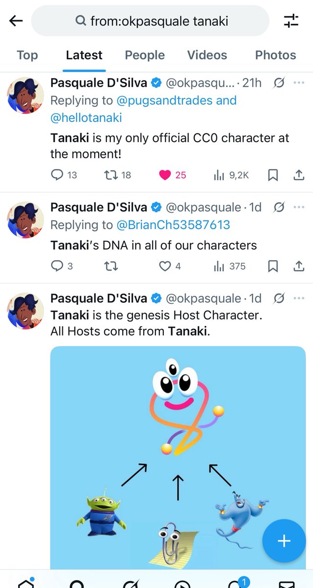 $tanaki is the DNA, the OS of all characters including $spark

<a href="/okpasquale/">Pasquale D'Silva</a> said that his only official CC0 is <a href="/hellotanaki/">Tanaki</a> and we still at under 100k

degens need some time ..