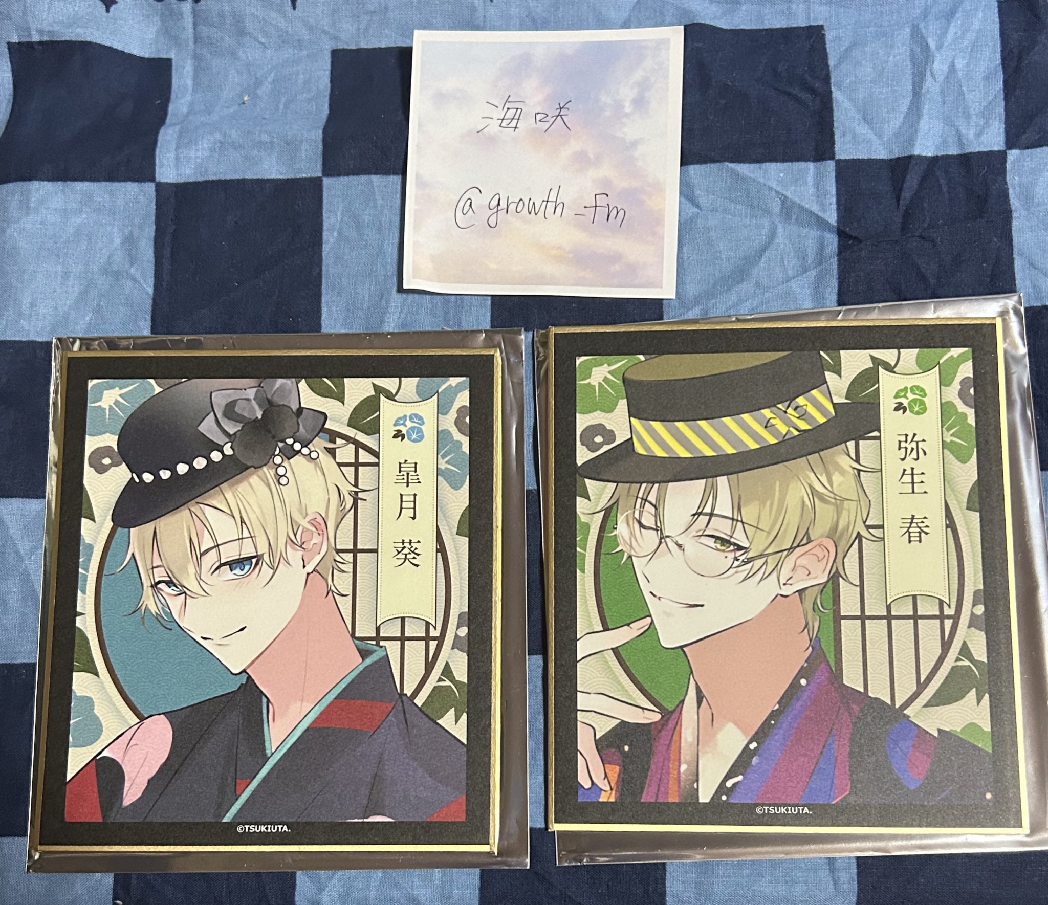 ツキウタ　月鉄祭　色紙　11点セット ツキウタ。×カラ鉄 ミニ色紙 卯月新 - メルカリ