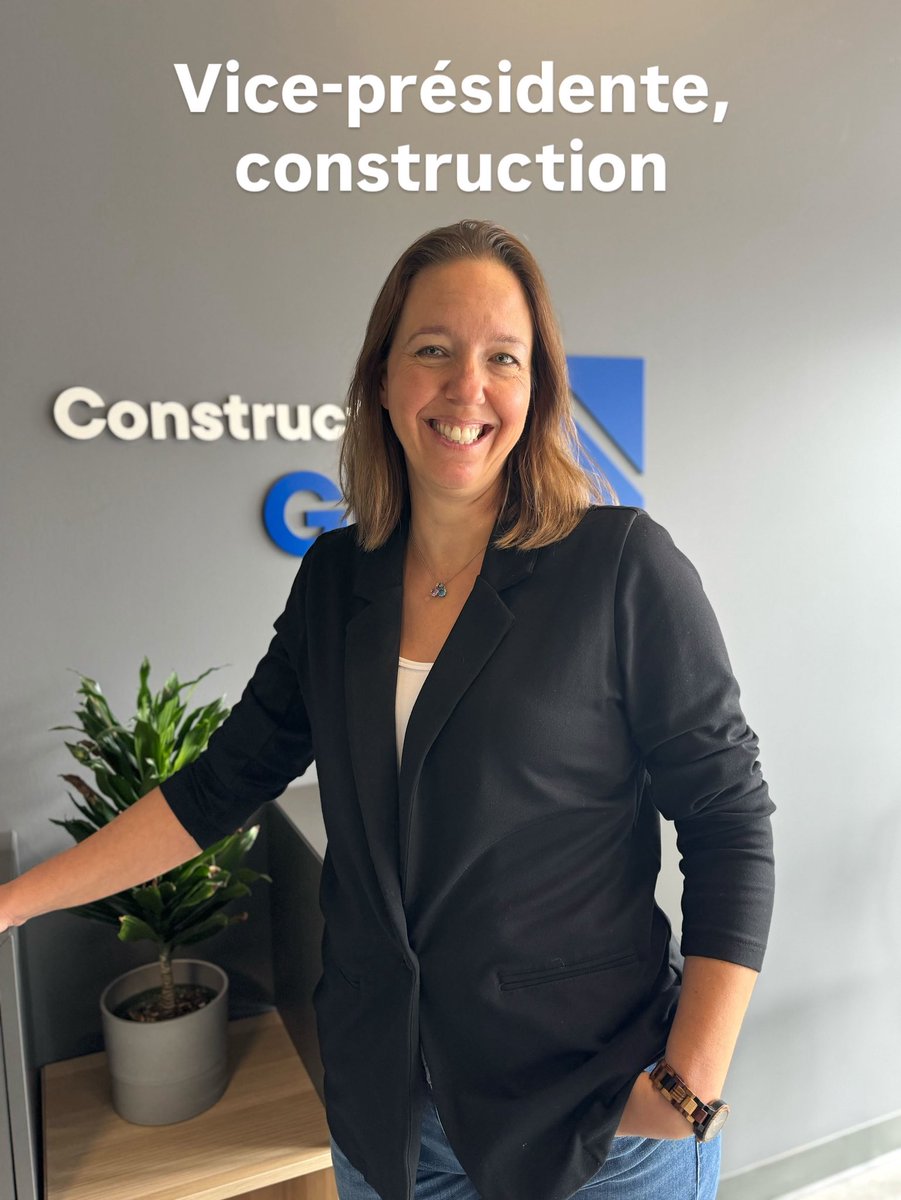 Nous sommes fiers d’annoncer la nomination de Marie-Eve Boudreau au poste de vice-présidente, construction chez  GDI.
 
 Grâce à son leadership, son expertise et son engagement indéfectible, Marie-Eve a su se démarquer et contribuer de manière significative à notre croissance.