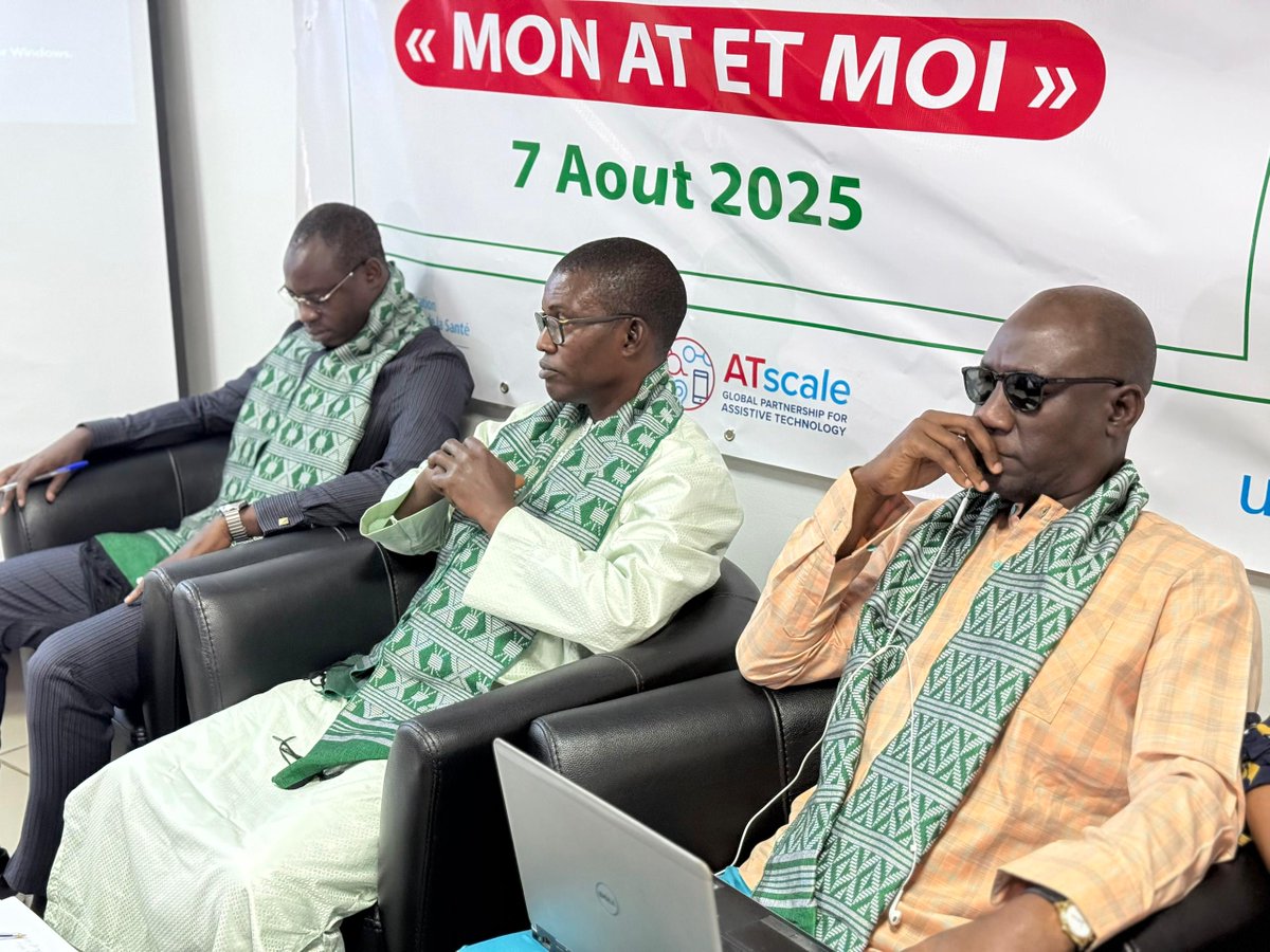 OMS SENEGAL (@oms_senegal) on Twitter photo 🎙️ Ce 7 août, le <a href="/santegouv_sn/">Ministère de la Santé et de l'Action sociale</a> célèbre sa toute première #JournéeDesTechnologiesdAssistance et donne la parole à celles et ceux pour qui les #TA changent tout.
🔵 Cette tribune apelle à faire de l'accès aux #TA un droit effectif, et non un luxe.
💬 Le panel de haut niveau a 🎙️ Ce 7 août, le <a href="/santegouv_sn/">Ministère de la Santé et de l'Action sociale</a> célèbre sa toute première #JournéeDesTechnologiesdAssistance et donne la parole à celles et ceux pour qui les #TA changent tout.
🔵 Cette tribune apelle à faire de l'accès aux #TA un droit effectif, et non un luxe.
💬 Le panel de haut niveau a