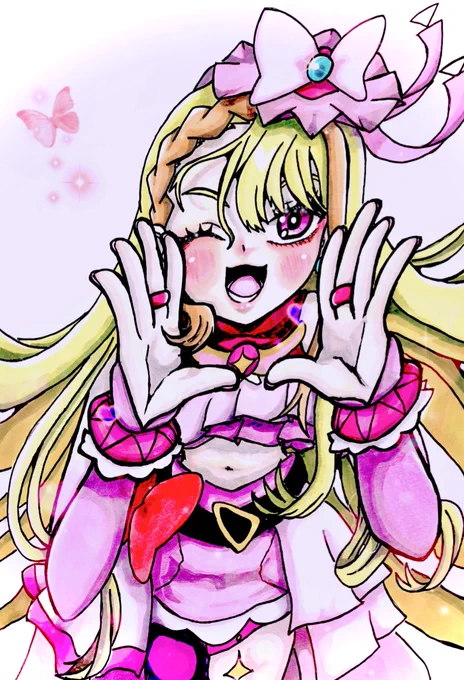 過去絵で #聖あげは生誕祭 #聖あげは生誕祭2025 #キュアバタフライ生誕祭 #キュアバタフライ生誕祭2025