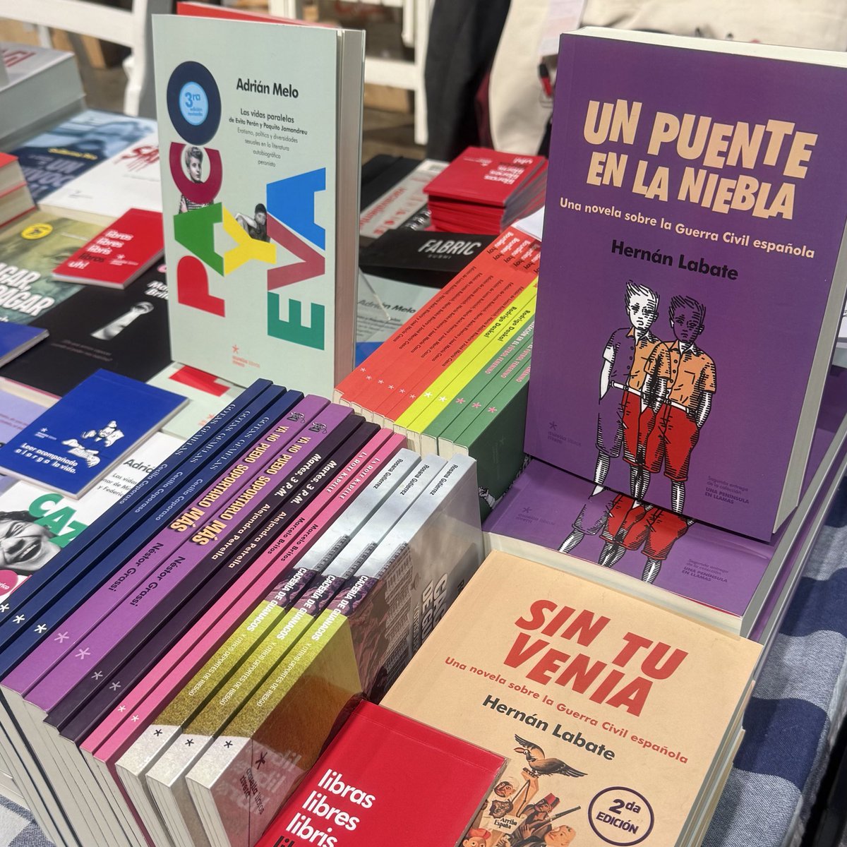 pablocorto68's tweet photo. Ya instalados en el #StandE8 de la @FEditores; estos son los libros de #aureliariveralibros que nos acompañan durante los próximos días.
Si lees, hay un libro 📚 para vos. https://t.co/x8CN40ob8e