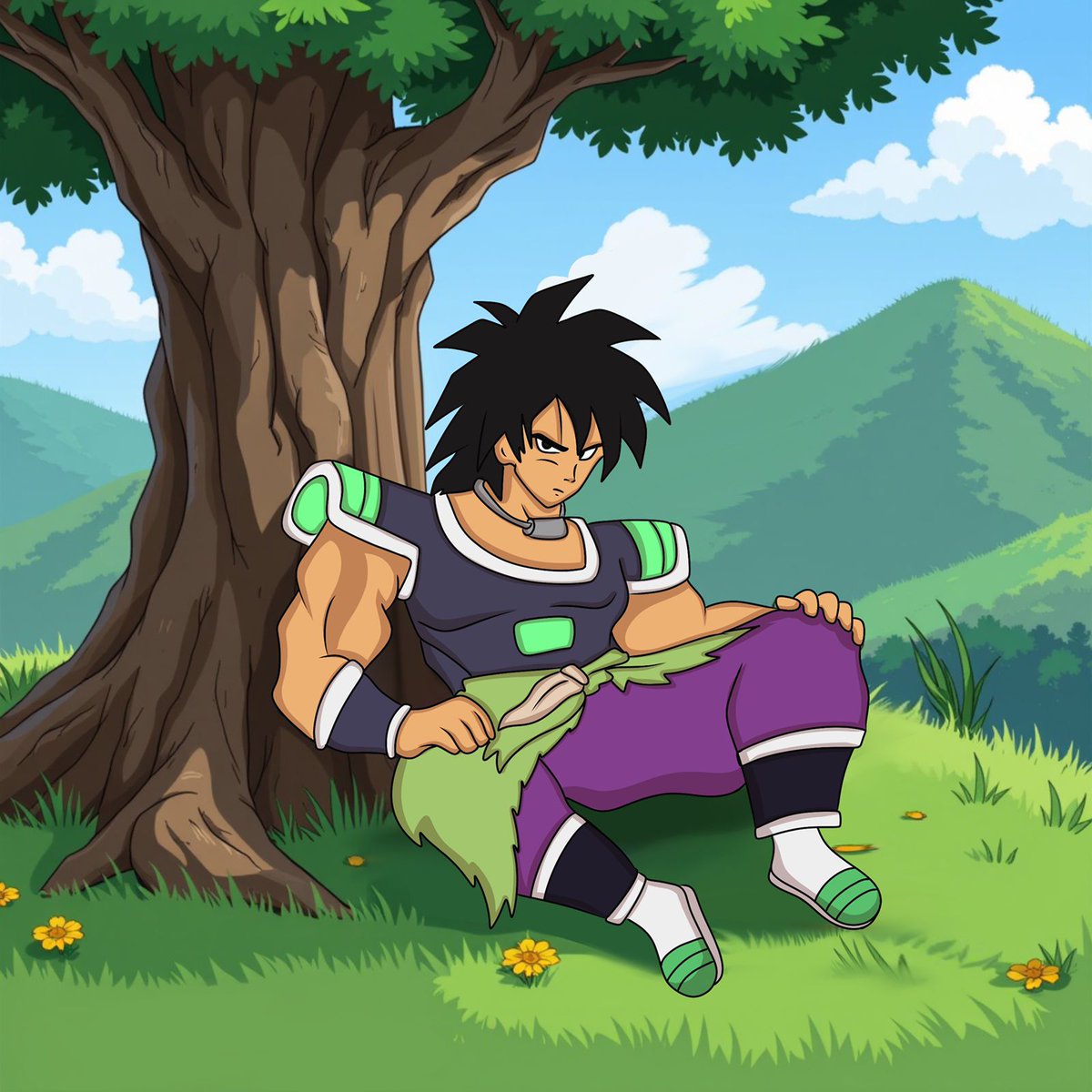 Once again, <a href="/KaiaBlair02/">Kaia Blair</a> has presented exemplary commissioned work. Never quite liked the original Broly design or story. Glad they went  back and reworked the character.