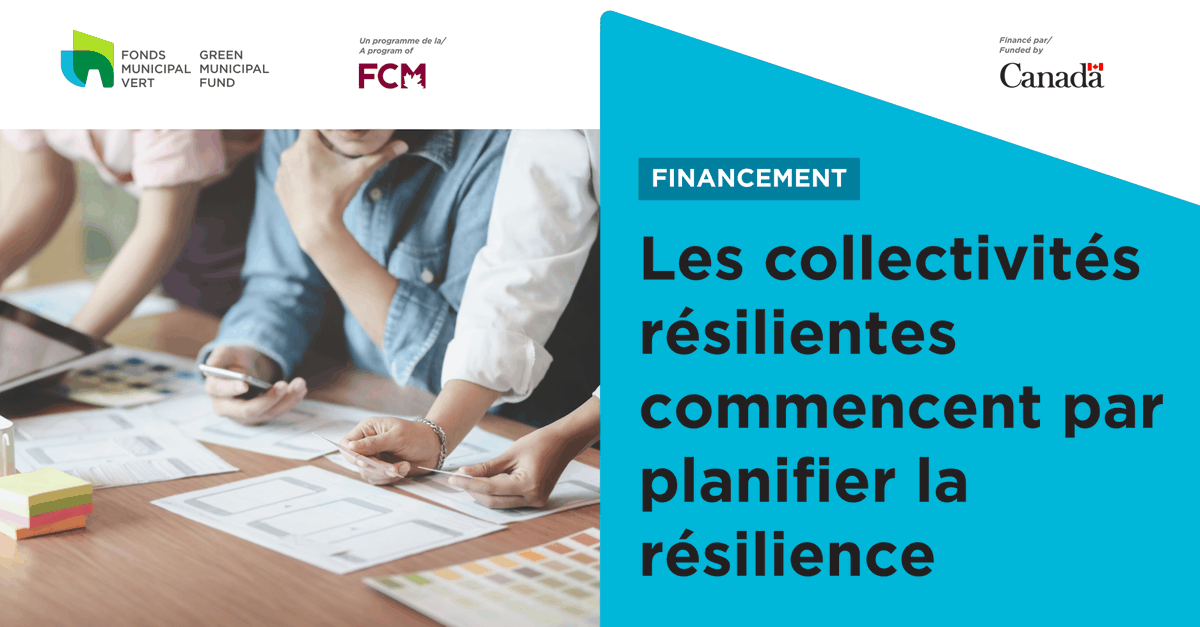FondsMuniVert's tweet photo. 🤝 La planification et l’action vont de pair. Demandez un financement pour l’adaptation conçu pour votre #munican :

✍️ Financement de Plans et processus adaptés au climat pour créer votre plan
🛠️ Financement d’Adaptation en action pour réaliser le plan

🔗https://t.co/oabgVFYRE0