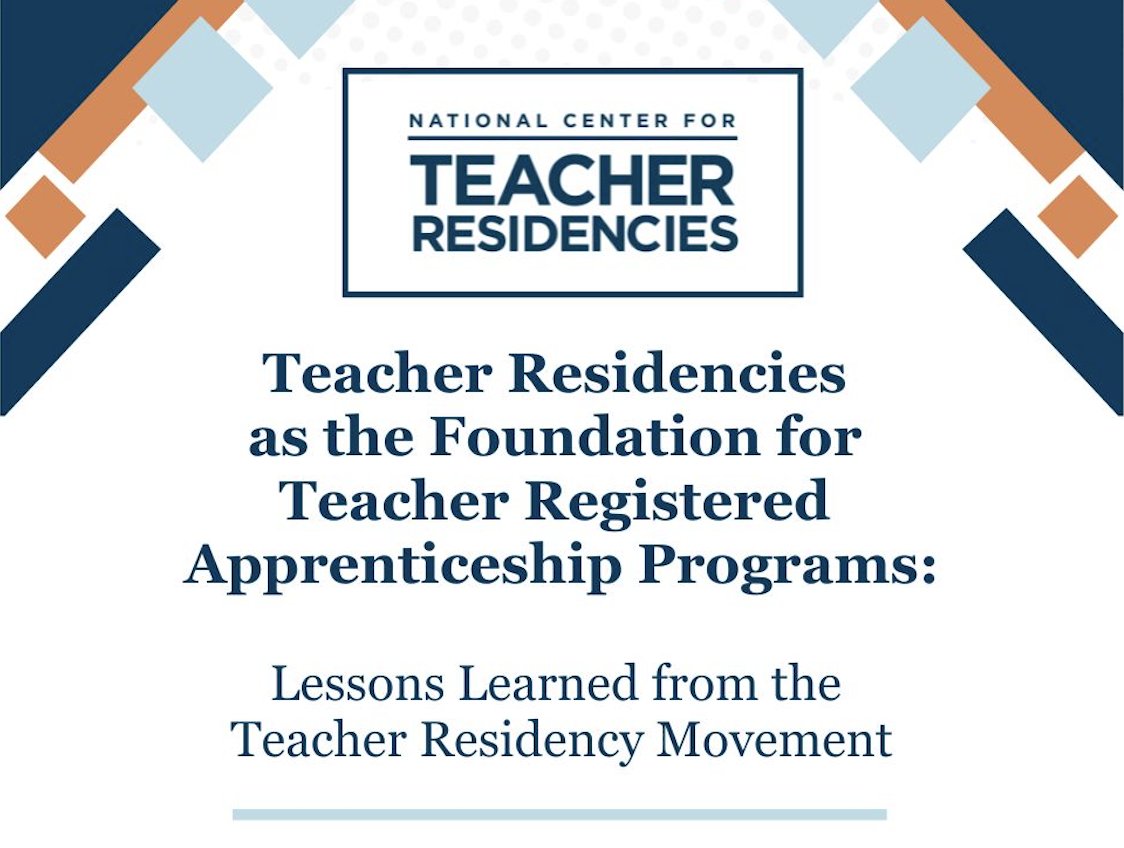 Teacher residency programs &amp; teacher registered apprenticeship programs are effective models to prepare the next generation of teachers. We invite you to read about how they can complement each other to support workforce-driven teacher preparation. bit.ly/4lfnKg