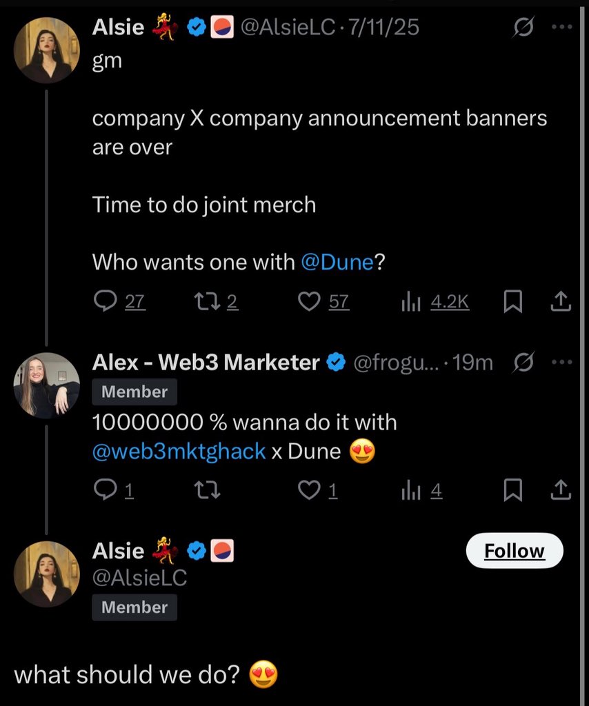 You know I love crowdsourcing so got any cool ideas?  I would love to cook something with <a href="/AlsieLC/">Alsie 💃</a> and <a href="/Dune/">Dune</a>