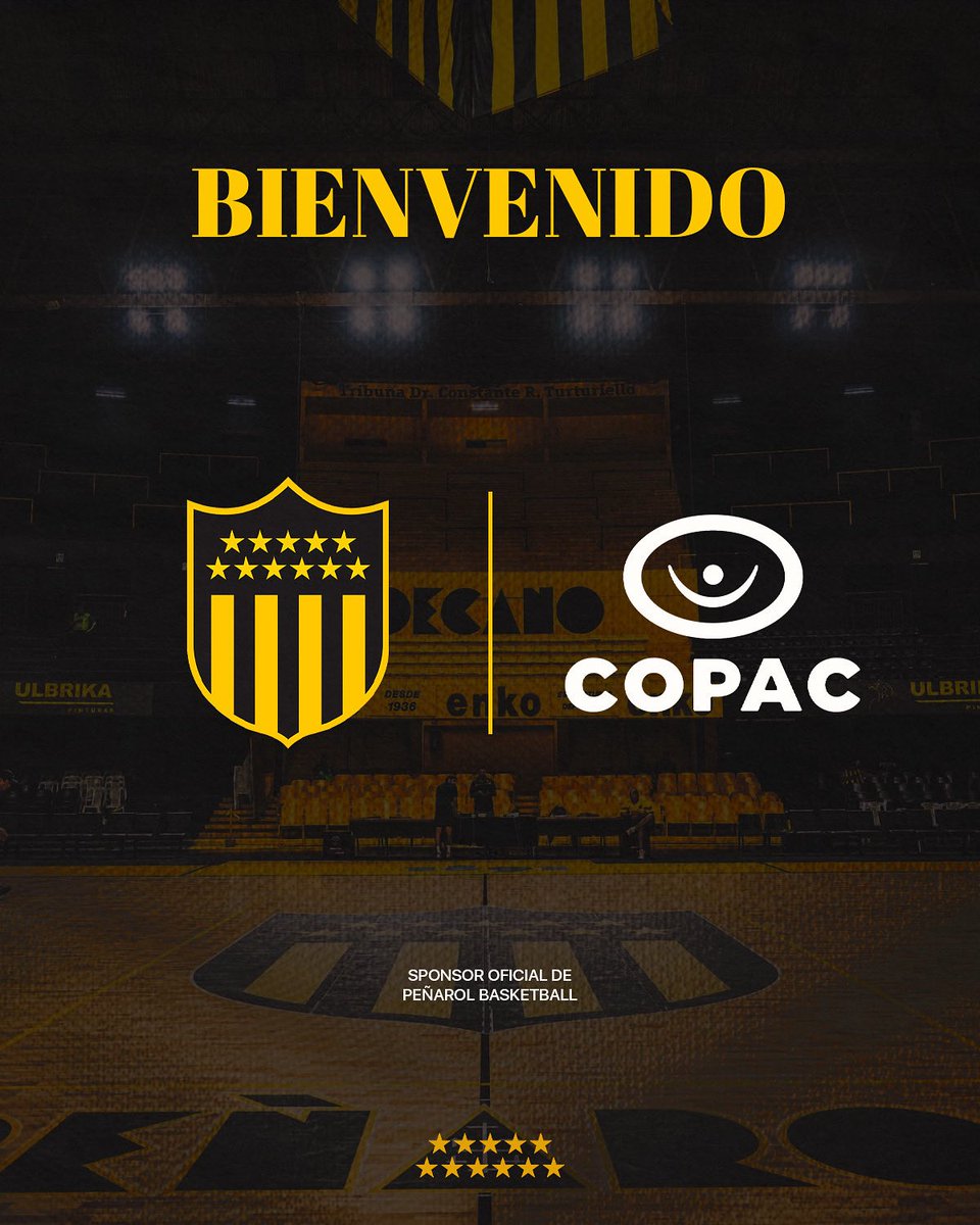 ☑️ COPAC es nuevo sponsor de Peñarol Basket para la próxima Liga Uruguaya de Básquetbol 2025/26.

🤝🏻 Bienvenidos a la familia Peñarol

#VamosCarbonero