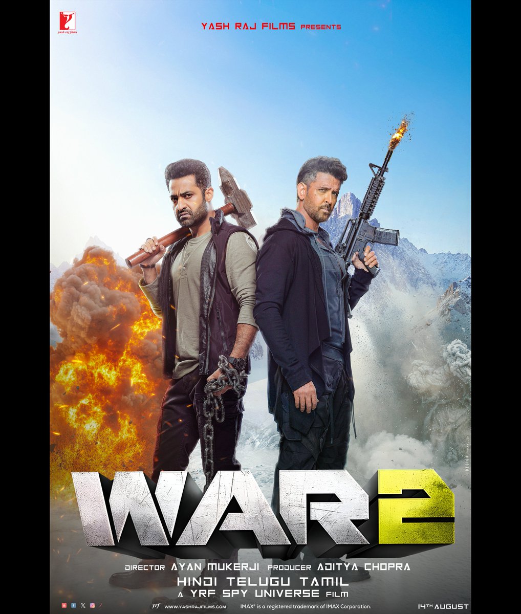 Hunt begins… #War2  
#War2Trailer