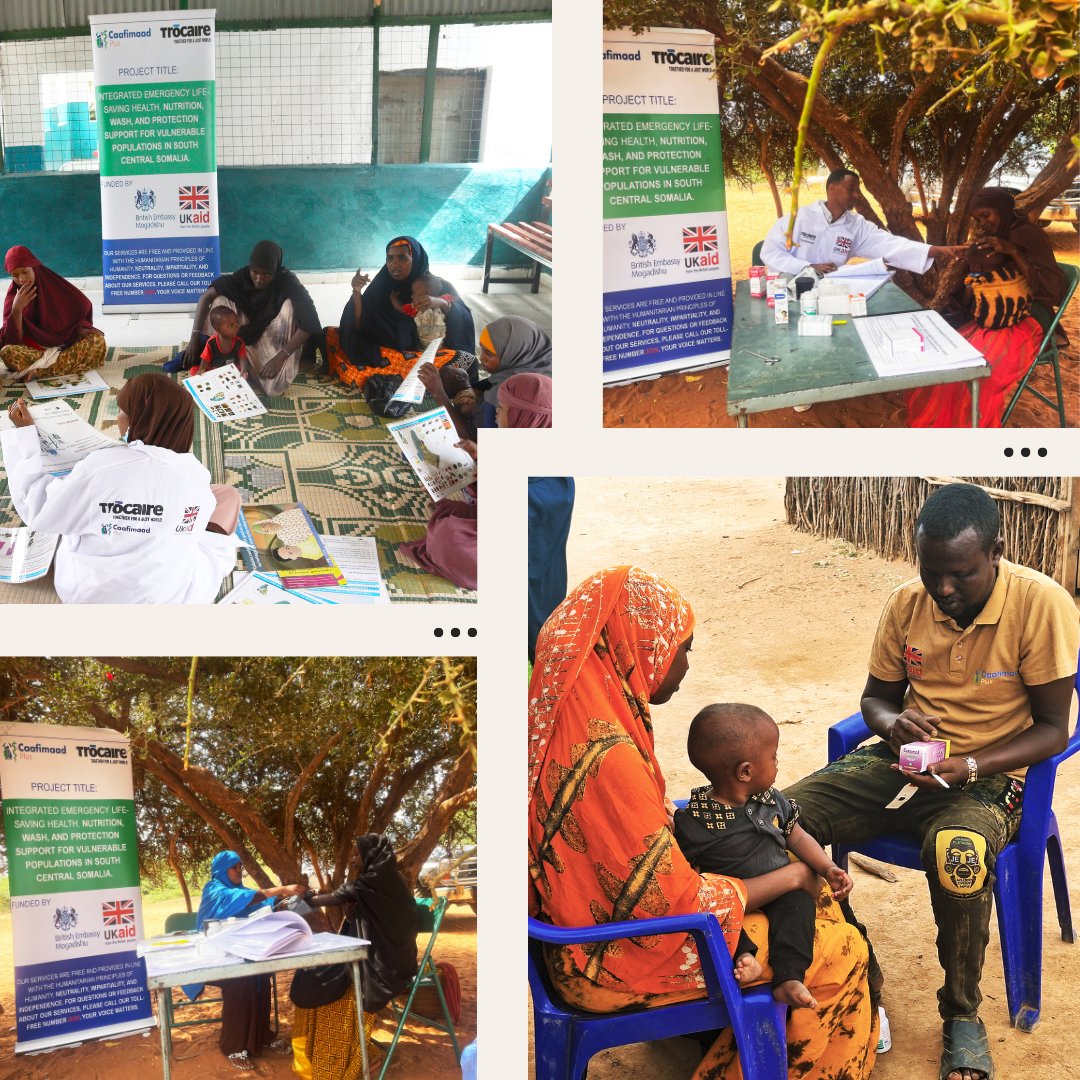 In the remote Gedo region of #Somalia, mobile health teams are bringing antenatal care and other essential and life-saving health services directly to mothers and families in hard-to-reach areas.

With support from <a href="/CaafimaadP/">Caafimaad+ Consortium</a> and Trocaire, and funding from <a href="/UKinSomalia/">UK in Somalia🇬🇧🇸🇴</a>, women