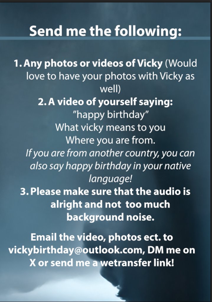 CarlaConnor20th's tweet photo. Hi everyone! ✨I wanted to go something special for Vicky's 50th birthday (February 5th 2026). I was thinking of doing a big edit with videos, photos and birthday messages from her fans around the world. If you wanna join, pls read below: https://t.co/UE2FdGhMQL