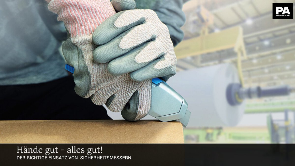 Werkzeug kann genauso wichtig sein wie PSA – vor allem beim Handschutz.
Sicherheitsmesser richtig auswählen &amp; einsetzen? Warum das entscheidend ist, zeigen wir im aktuellen Beitrag.
➡️ Jetzt lesen &amp; kostenfreies Probe-Abo sichern: praevention-aktuell.de/magazin-abo/