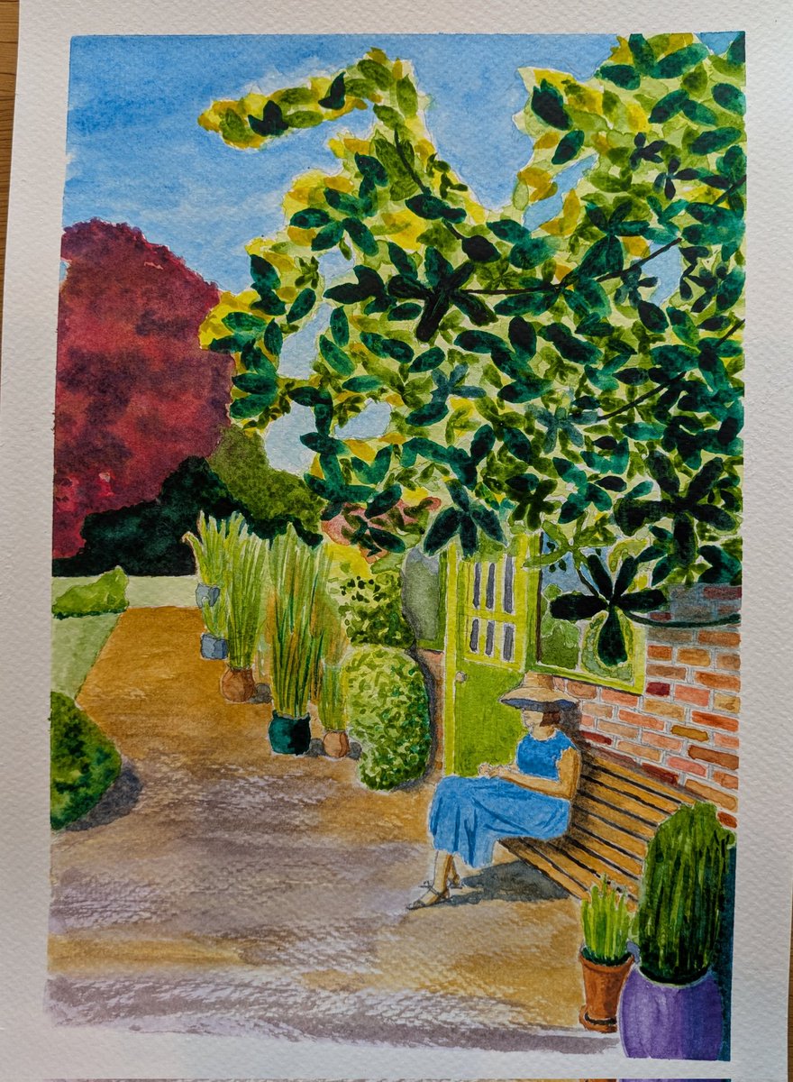 myth_tree's tweet photo. Garden at Nun Monkton 
#Art #ArtistOnX #WatercolorArt #WatercolorPainting #ArtWork #XArt #Watercolor #Aquarelle #Watercolour #WatercolorIllustration #WatercolorDaily #WatercolorLovers #WatercolorFlorals #WatercolorLandscape https://t.co/JuEbZApyMj