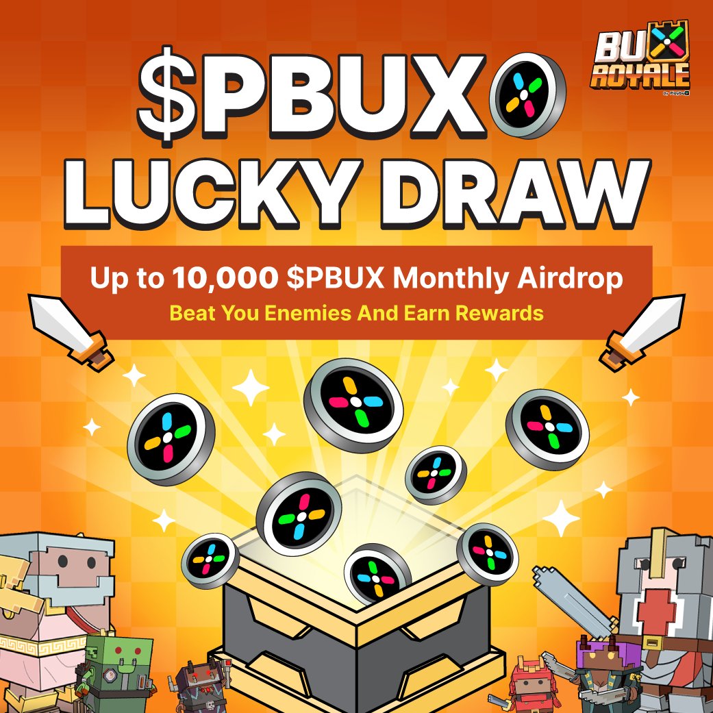 playbuxco's tweet photo. Last Chance to Rise! @playbuxco  10,000 $PBUX Giveaway on the Bux Royale! Beat your rivals &amp; grab the rewards! 🎖🔥
https://t.co/2pkxGWPmTs

Battle NOW👉 https://t.co/znaxDPxJvD ⚔️ https://t.co/Goke5qpXxU