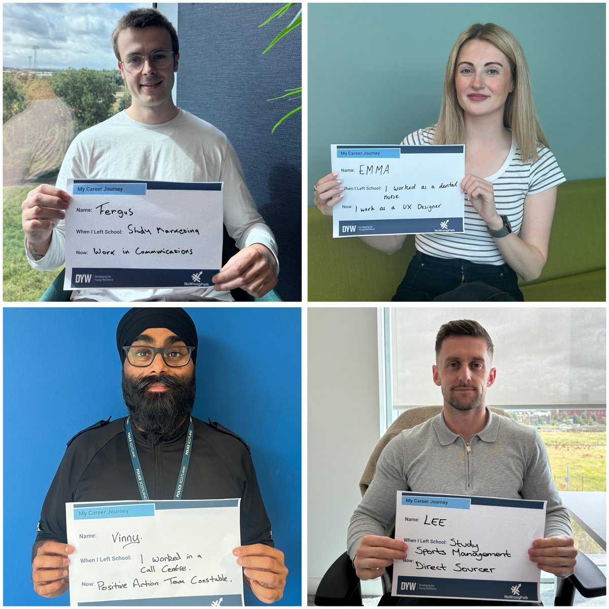PoliceScotland's tweet photo. Congratulations to everyone who has received exam results this week. Whatever your results, remember there's no single route to success. We have a range of roles for individuals who are keen to make an impact.

Explore our vacancies ➡️ https://t.co/AErz1axuMb

#NoWrongPath https://t.co/KNxc1ElD50