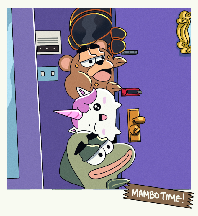 Bears and Salmon (@bears_salmon) on Twitter photo Bear and Salmon are popping in on the Mambicorn Cinematic Universe!
Hold their NFTs and join their own run for some tokens after our launch!
<a href="/MamboMakers/">MamboMakers</a> <a href="/HumpingUnic0rns/">Humping Unicorns NFT🦄🔺</a> <a href="/DevAndDraw/">DevAndDraw - Lessons out now!</a> Bear and Salmon are popping in on the Mambicorn Cinematic Universe!
Hold their NFTs and join their own run for some tokens after our launch!
<a href="/MamboMakers/">MamboMakers</a> <a href="/HumpingUnic0rns/">Humping Unicorns NFT🦄🔺</a> <a href="/DevAndDraw/">DevAndDraw - Lessons out now!</a>