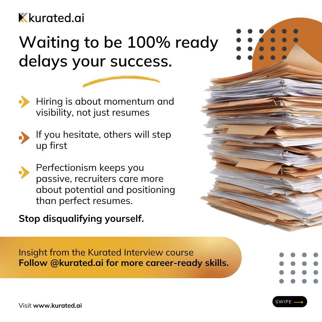 kuratedai's tweet photo. Still ghosted after applying?
Your resume might not be the issue.

Kurated teaches you how to show up as a person, not a page.
→ https://t.co/fj2XzBS4hw 

#JobSearchAdvice #CareerGrowth #KuratedInterview https://t.co/ZQHNXuXgxv