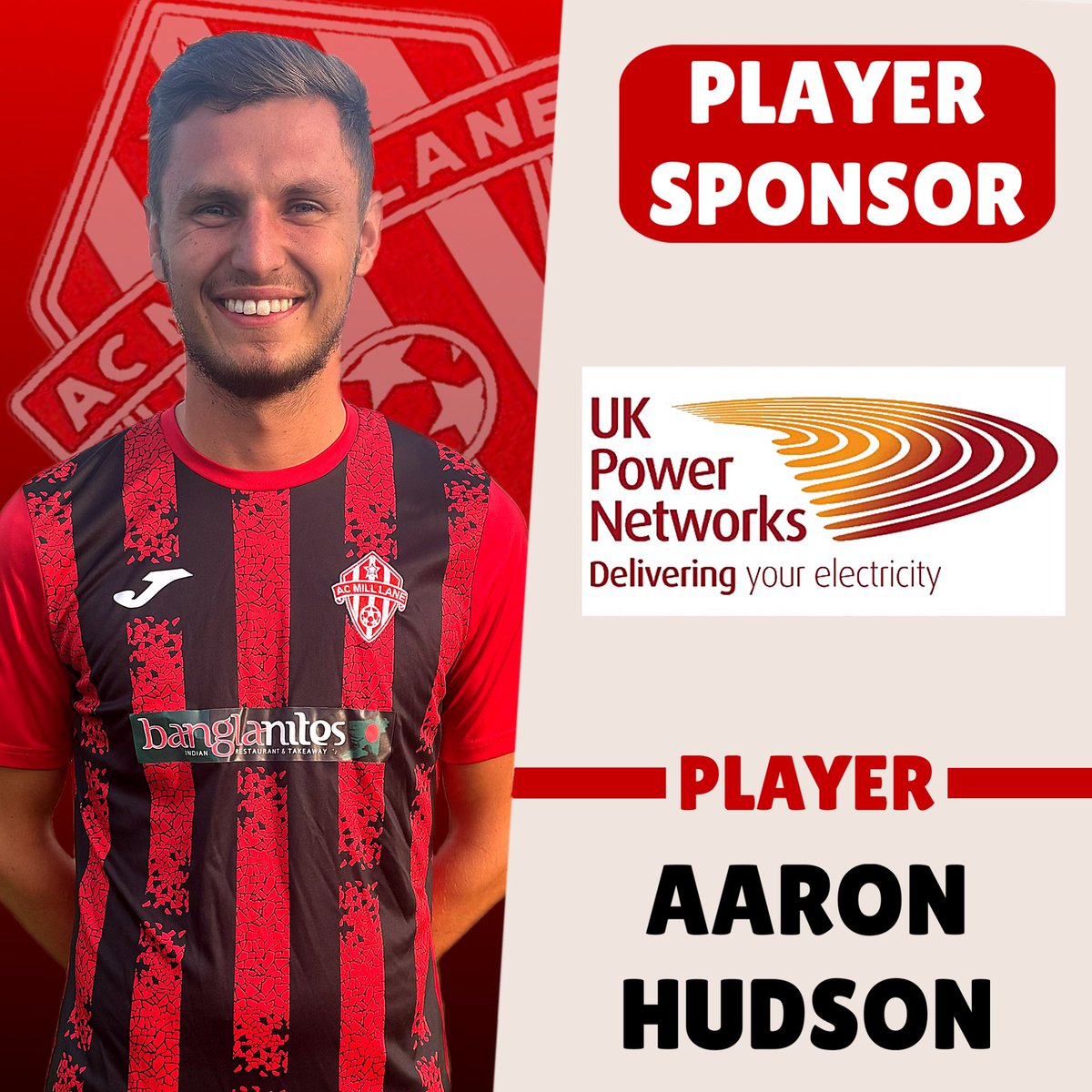 🚨 SPONSOR SHOUTOUT 🚨

Thanks to <a href="/UKPowerNetworks/">UK Power Networks</a> for sponsoring <a href="/Aarxn_Hudson/">Aaron</a> once again this season!